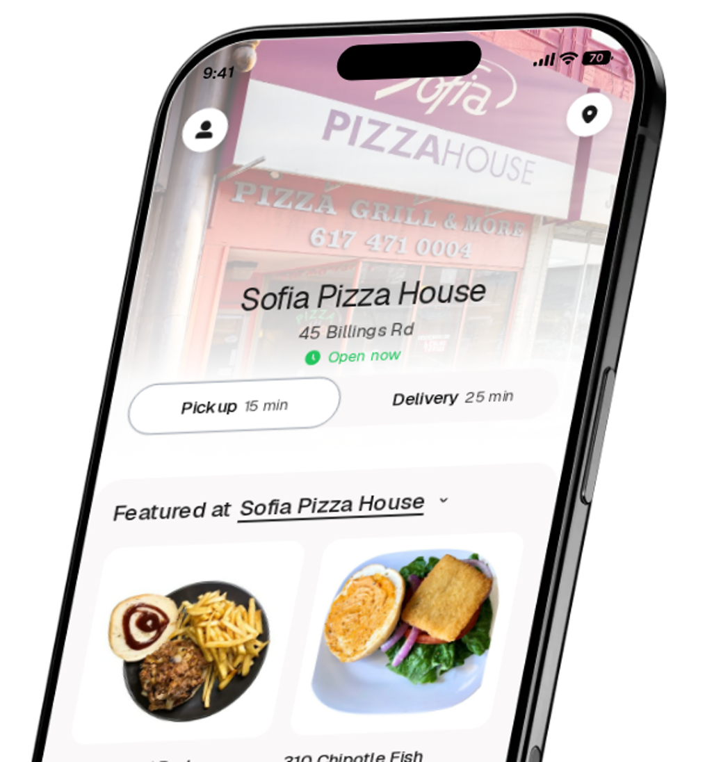 Sofia Pizza House app preview