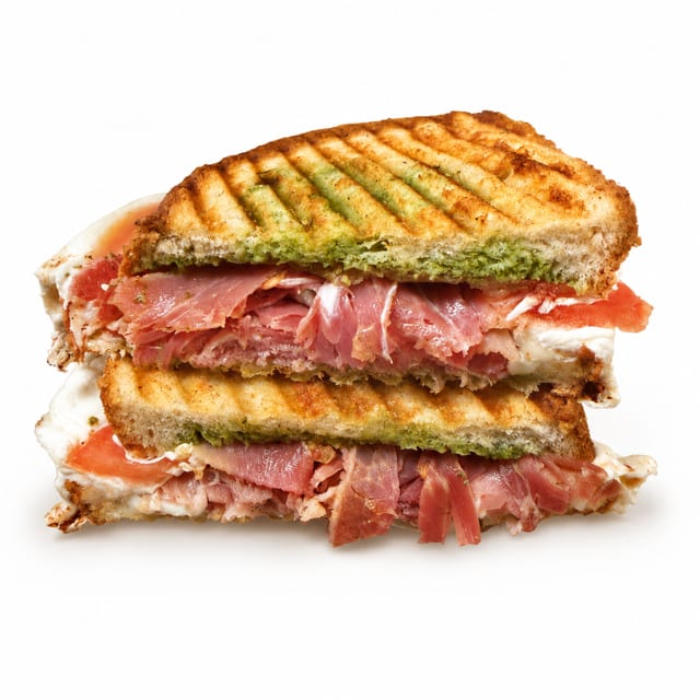 #203. Prosciutto & Fresh Mozzarella Panini.