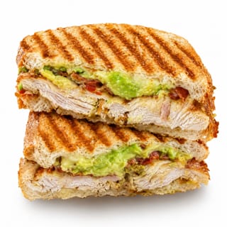 #212. Grilled Chicken with Avocado Panini