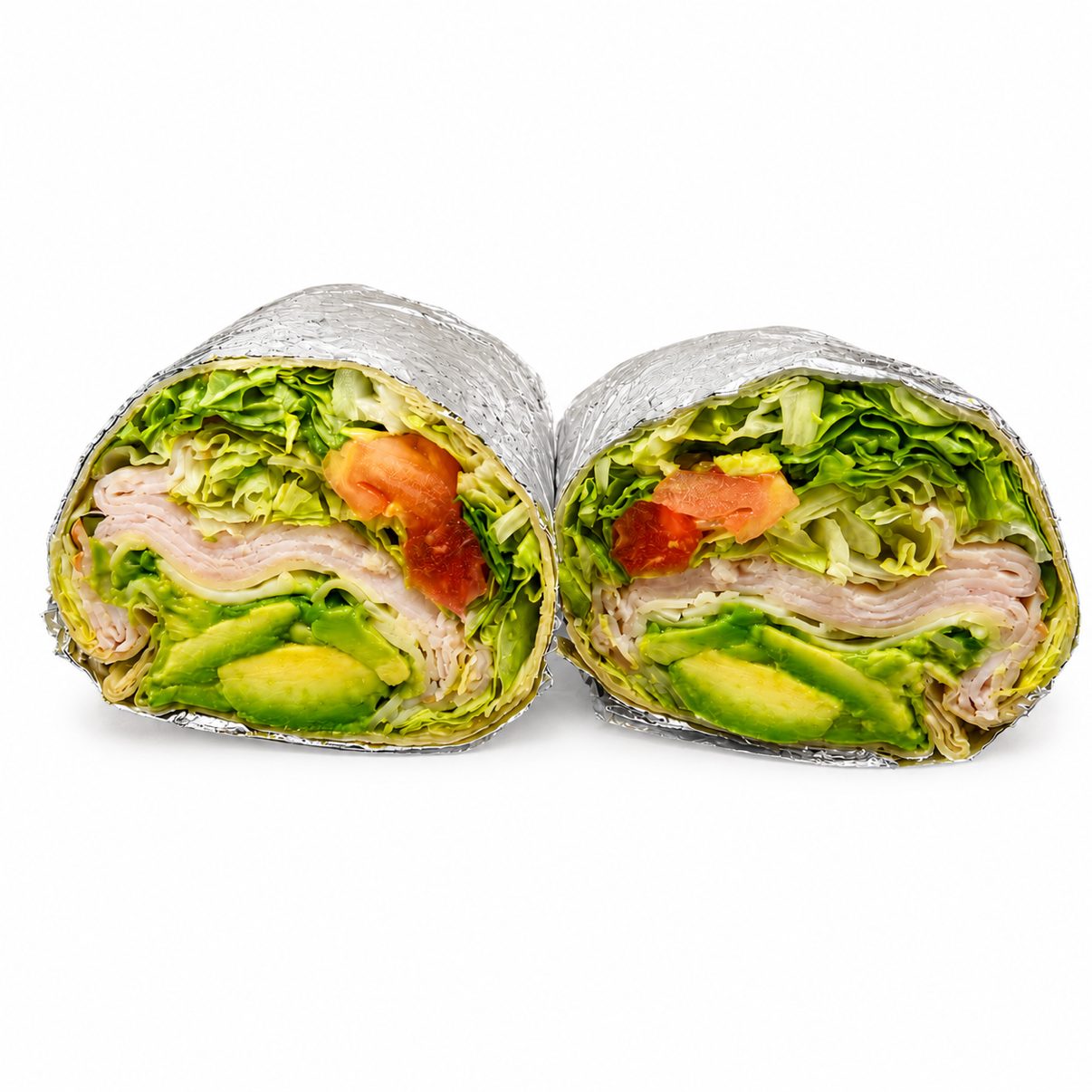 #419. Smoked Turkey and Avocado Roll Up.