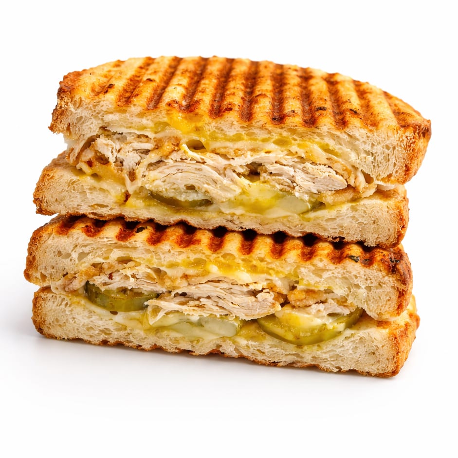 #218. Honey Pickle Chicken Panini.