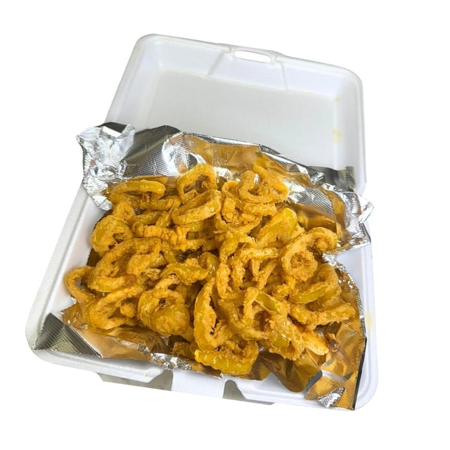 Breaded Banana Pepper Rings.