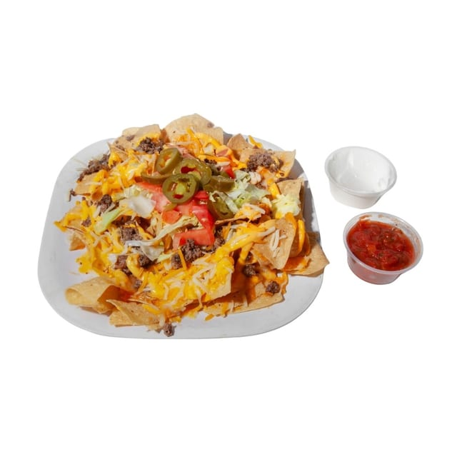 Ground Beef Nachos.