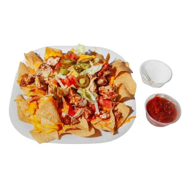 Grilled Chicken Nachos.