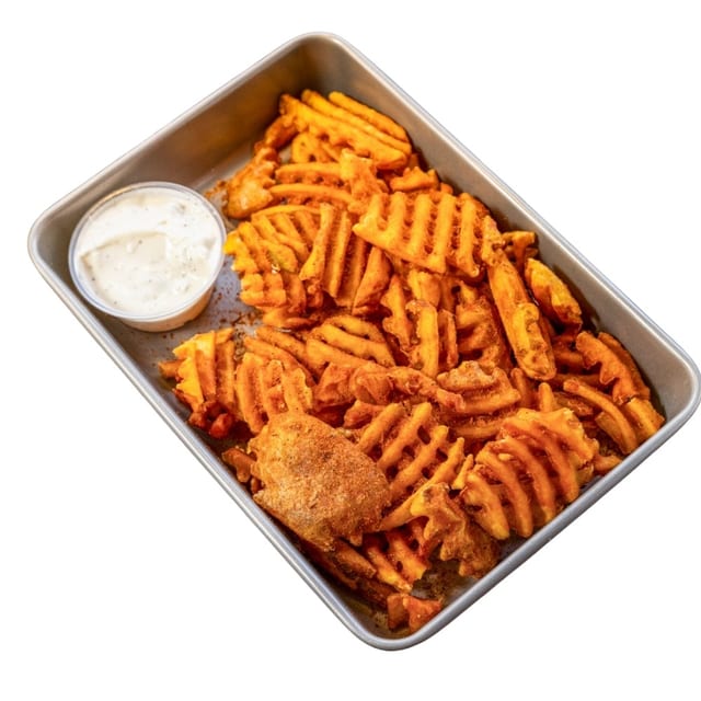 Cajun Waffle Fries.