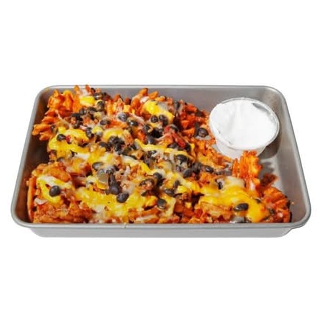 Chili Cheddar Waffle Fries.