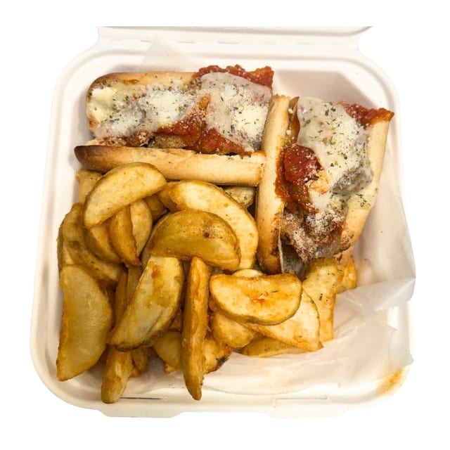 Supreme Parmigiana Sub Meal.