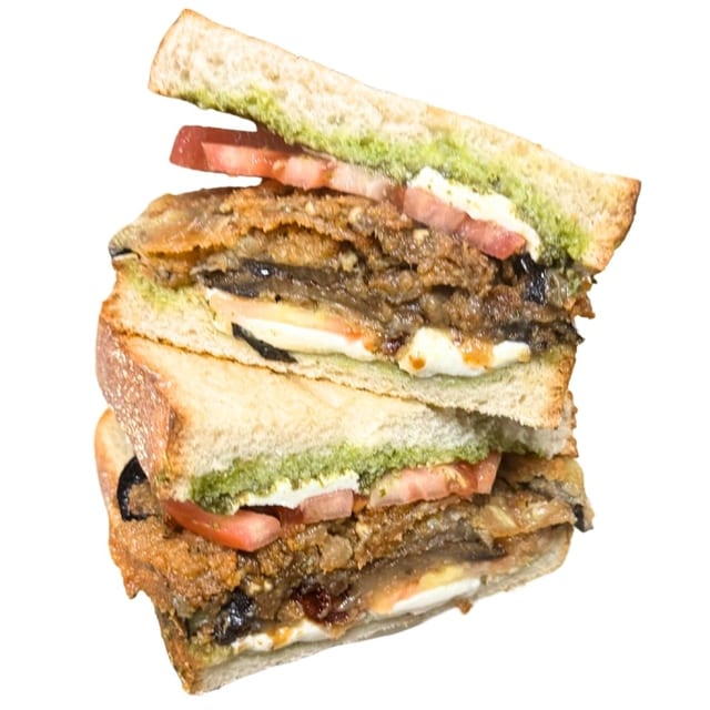 #211. Eggplant & Fresh Mozzarella Panini.