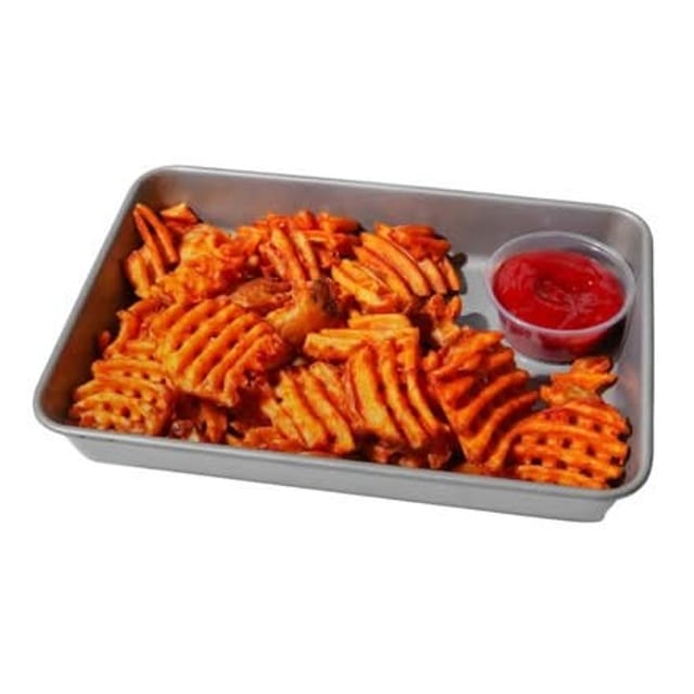 Plain Waffle Fries.