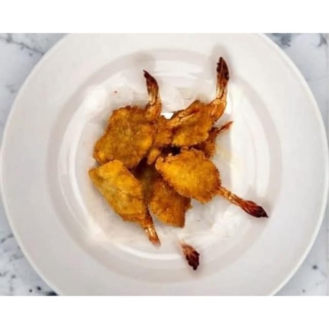 Fried Butterfly Shrimp.