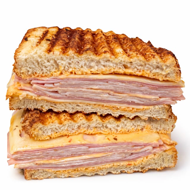 #215. Smoked Turkey Ham & Swiss Cheese Panini.