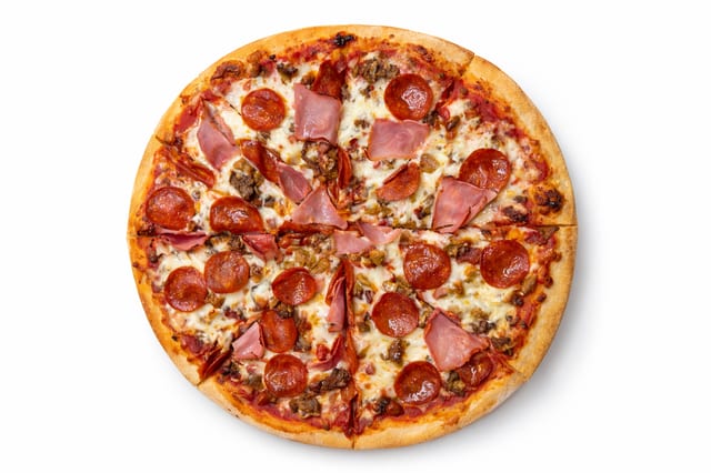 Meat Master Pizza.