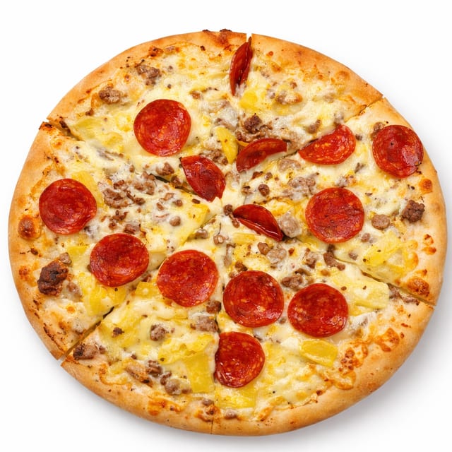 White Hawaiian Pizza.