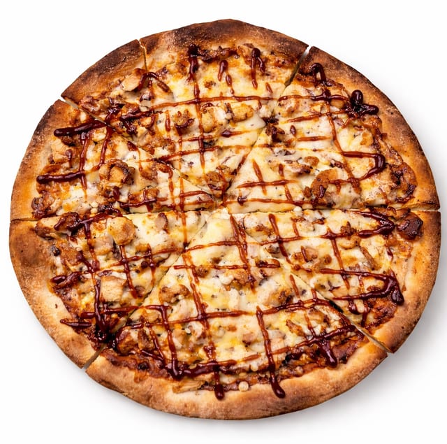 BBQ Chicken Pizza.