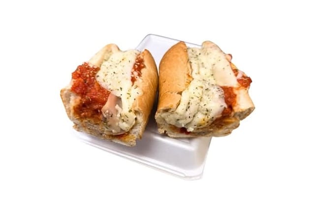 Meatball Parmigiana.