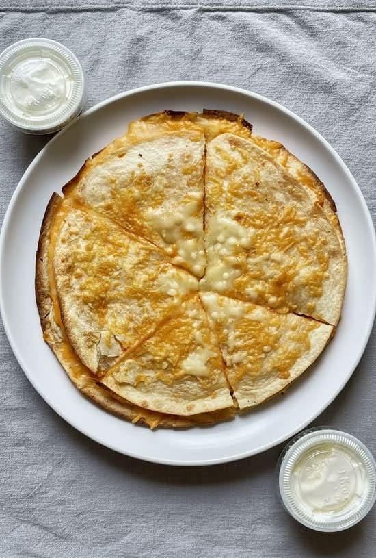 Cheese Quesadilla.